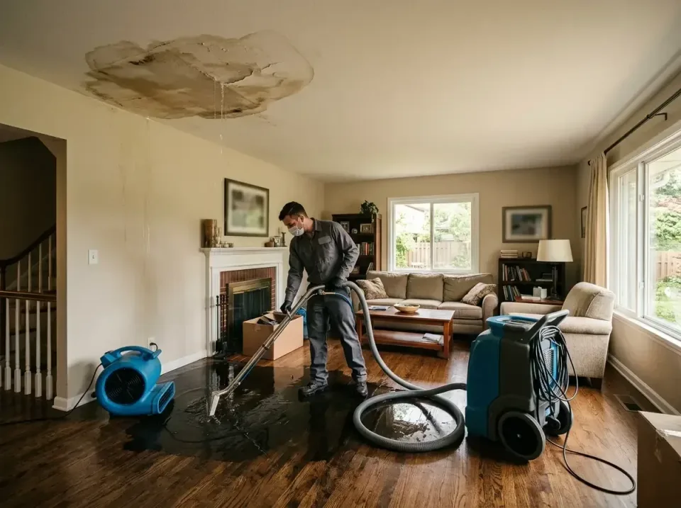 attic-pipe-burst-ceiling-drip-008 — frequently asked questions, Water Damage Restoration & Carpet Care in Wrightwood, CA